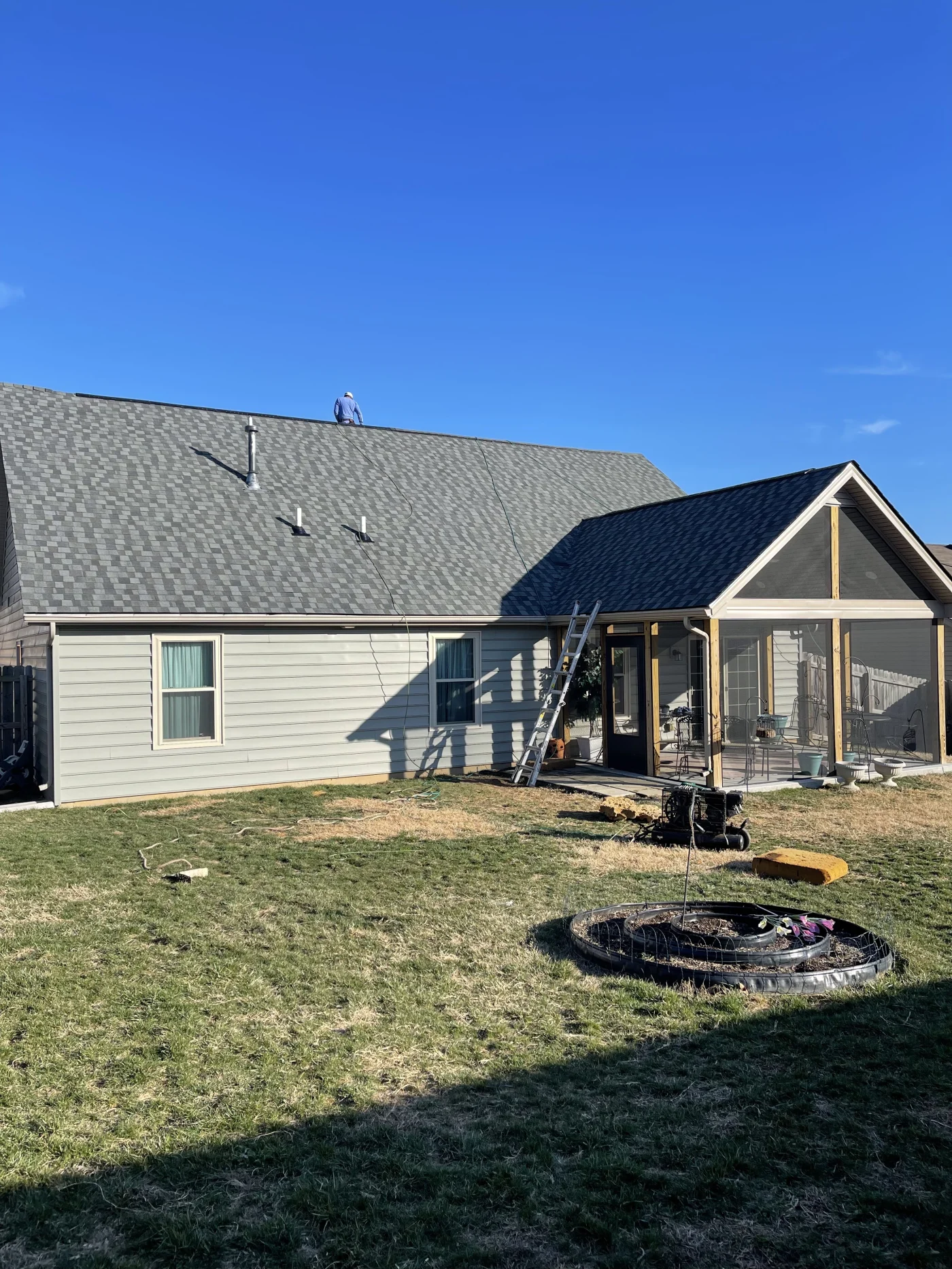 Copy Of Roof Installation Gaf Timberline Hdz Nantucket Morning Lexington Kentucky